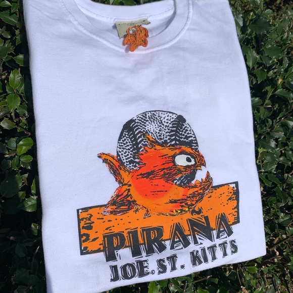 pirana joe | Shirts | Piraa Joe St Kitts Logo Tshirt Mens Size M | Poshmark